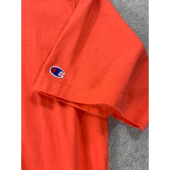 Champion 100% Cotton Vintage Short Sleeve Crew Tee Shirt (Men's 3XL)‎ Coral - Picture 2 of 9